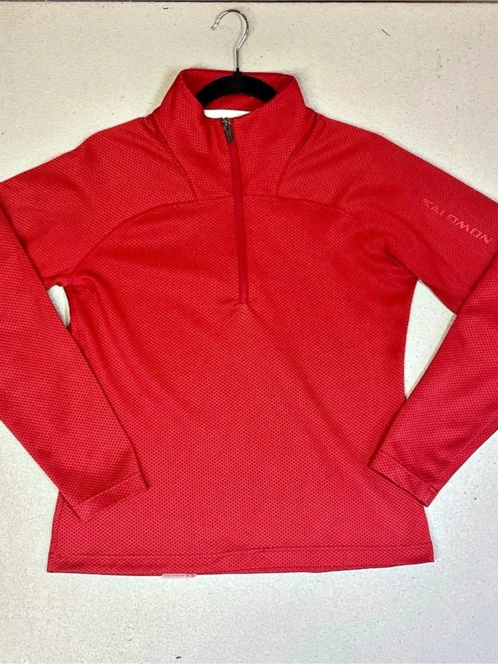 Salomon ActiLite Half-Zip Running Shirt Red